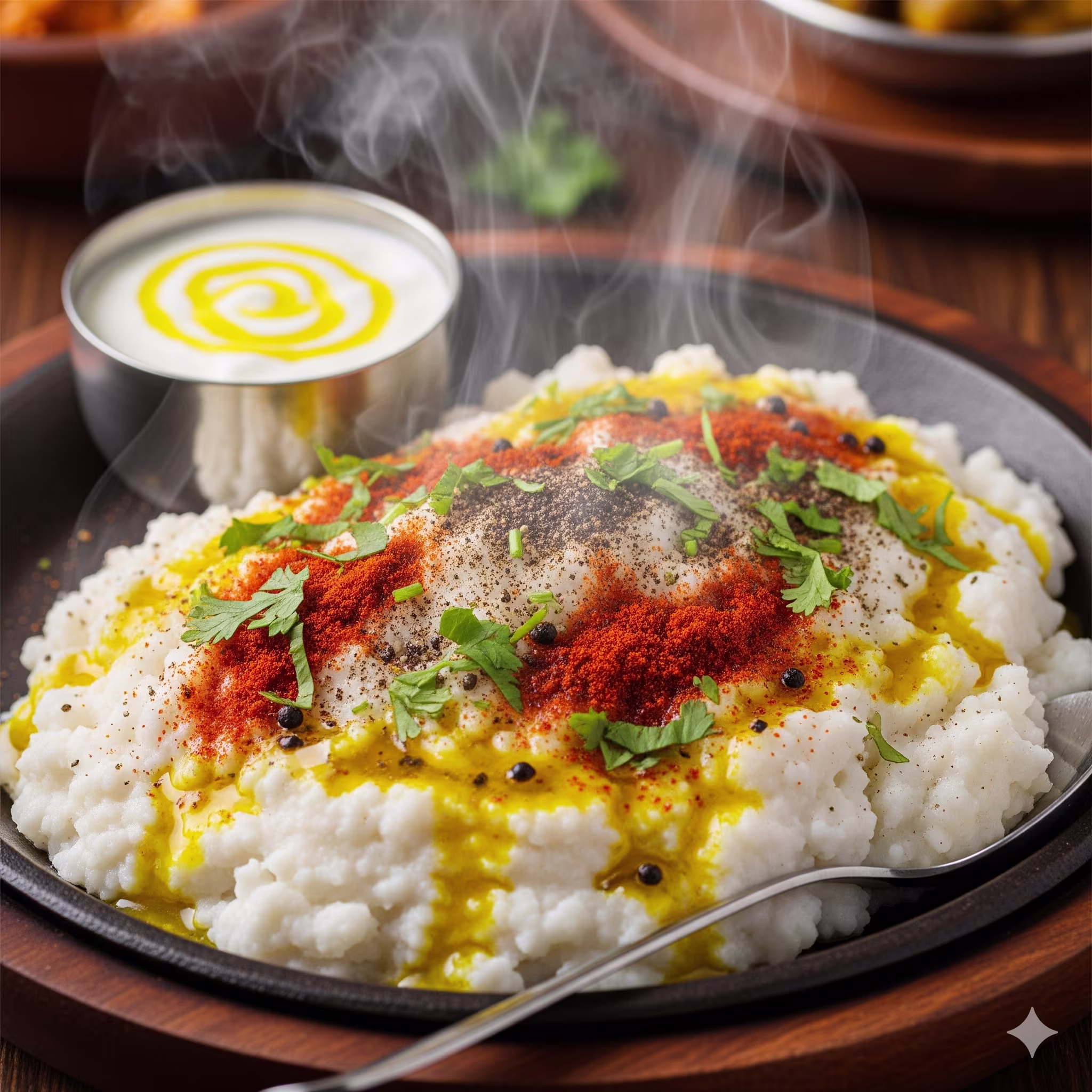 Bajra Khichu (Pearl Millet Steamed Snack)