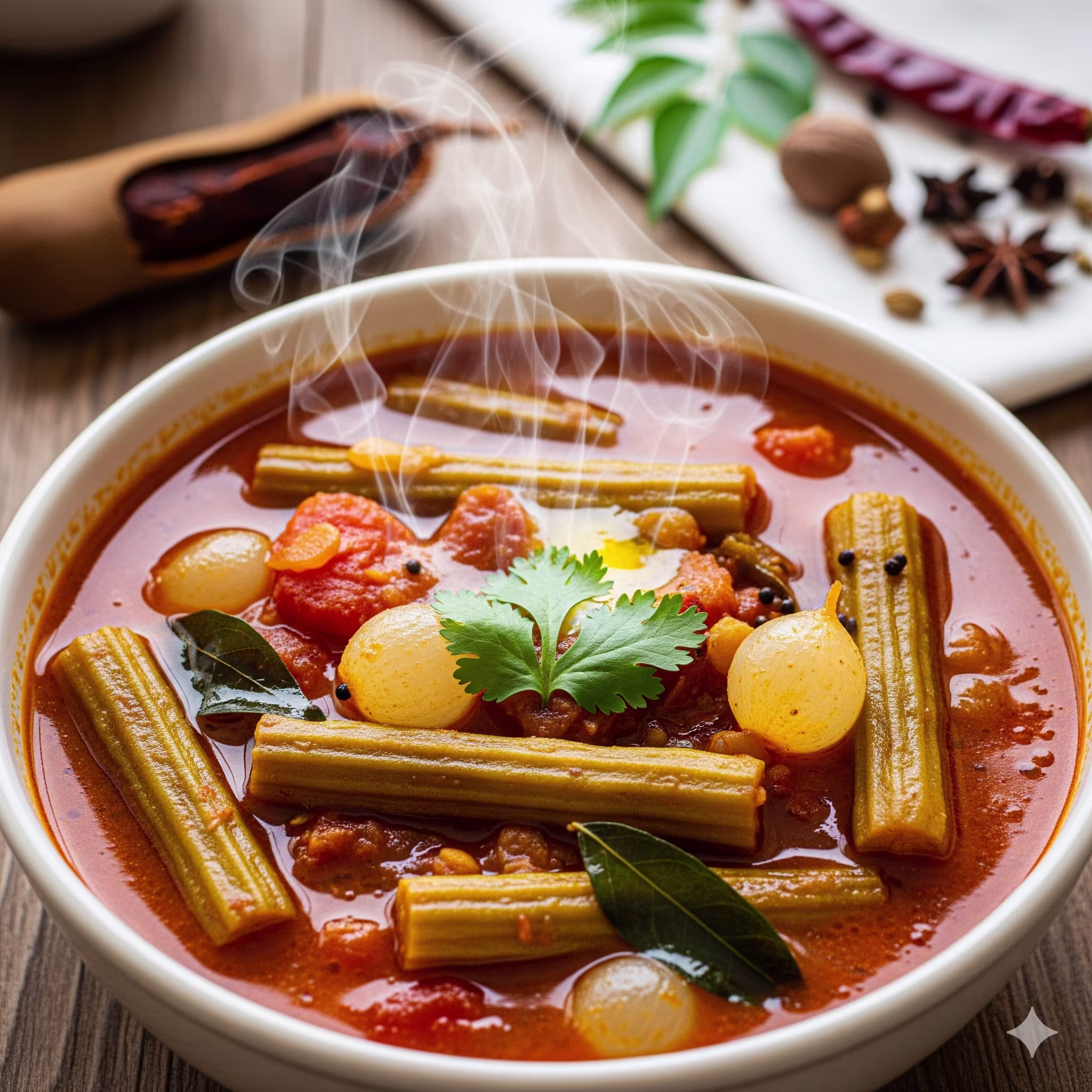 Drumstick Sambar with Tamarind